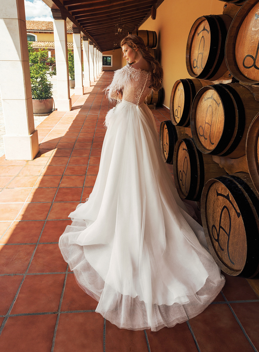 Купить свадебное платье «Лучиана» Татьяны Каплун из коллекции «Вайлд Винд 2019» в салоне