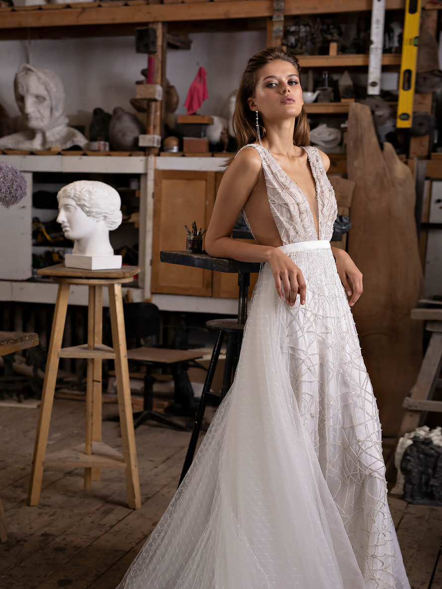 Купить свадебное платье «Лимия» Рара Авис из коллекции Шайн Брайт 2020 года в интернет-магазине