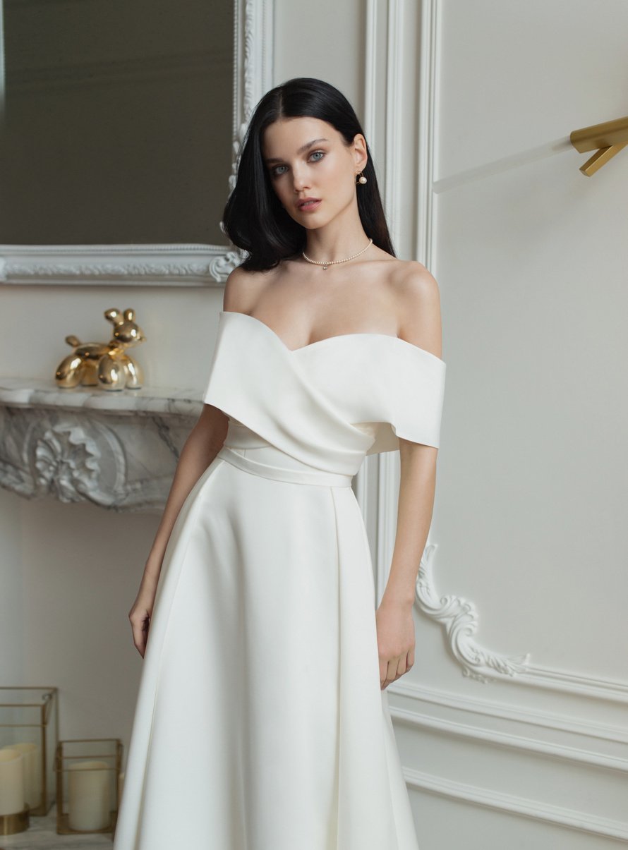 Купить свадебное платье «Габриэль» Татьяна Каплун из коллекции 2022 года в салоне «Мэри Трюфель»