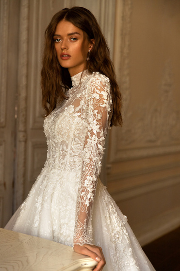 Купить свадебное платье «Фелисити» Кристал Дизайн из коллекции Романс 2021 в интернет-магазине «Мэри Трюфель»