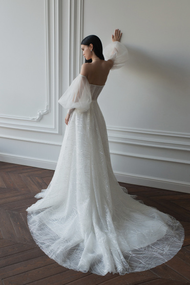 Купить свадебное платье «Марлей» Татьяна Каплун из коллекции 2022 года в салоне «Мэри Трюфель»
