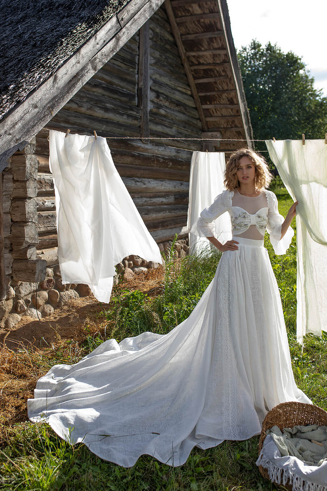 Купить свадебное платье «Фиори» Рара Авис из коллекции Сан Рей 2020 года в интернет-магазине