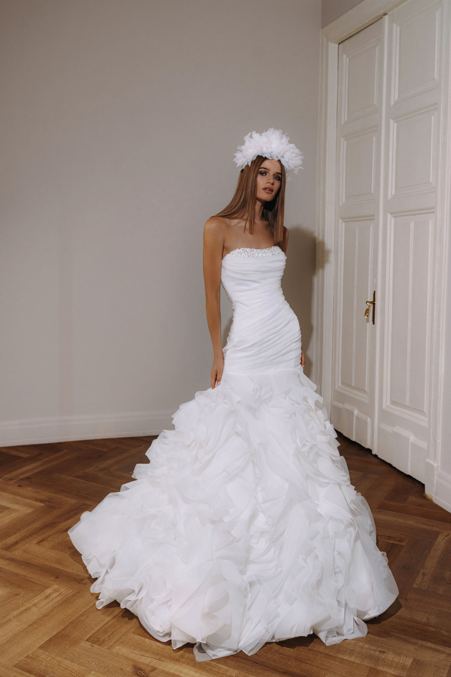 Купить свадебное платье «Пейдж» Патрисия Кутюр из коллекции 2023 года в салоне «Мэри Трюфель»