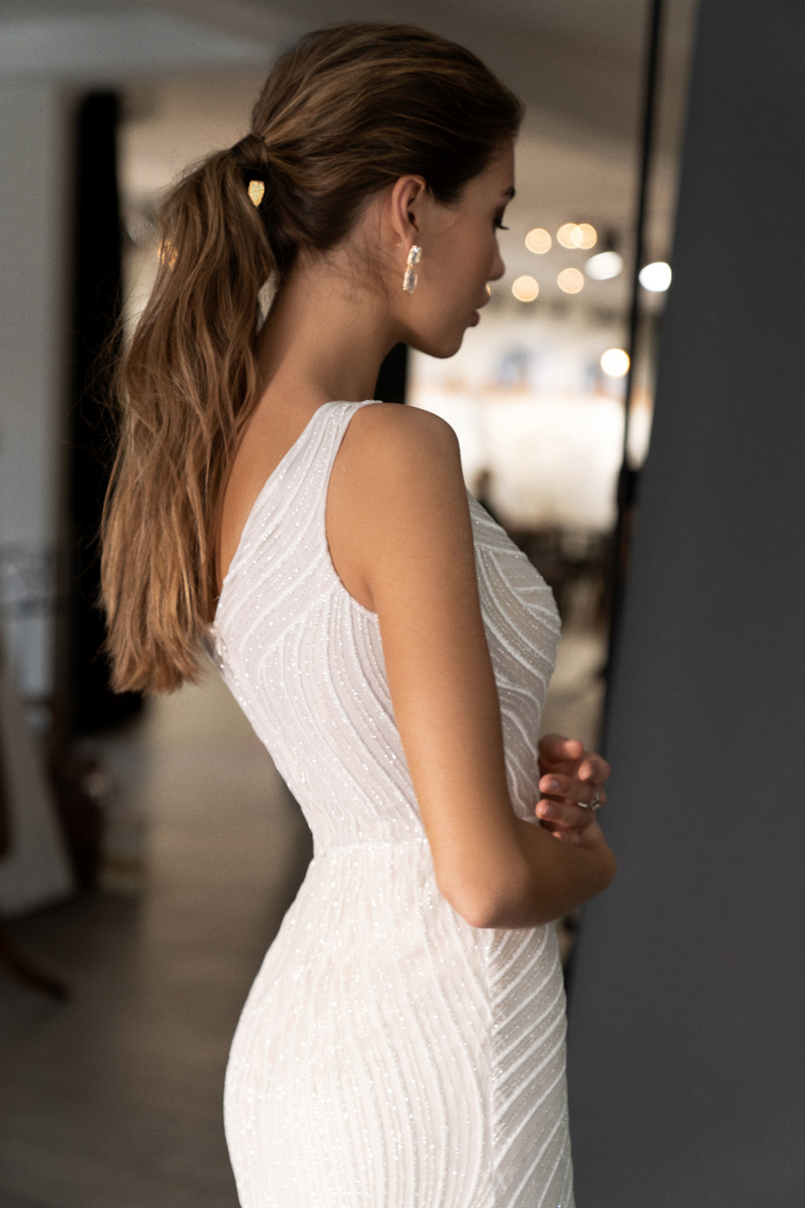 Купить свадебное платье «Анвер» Натальи Романовой из коллекции 2021 в салоне «Мэри Трюфель»