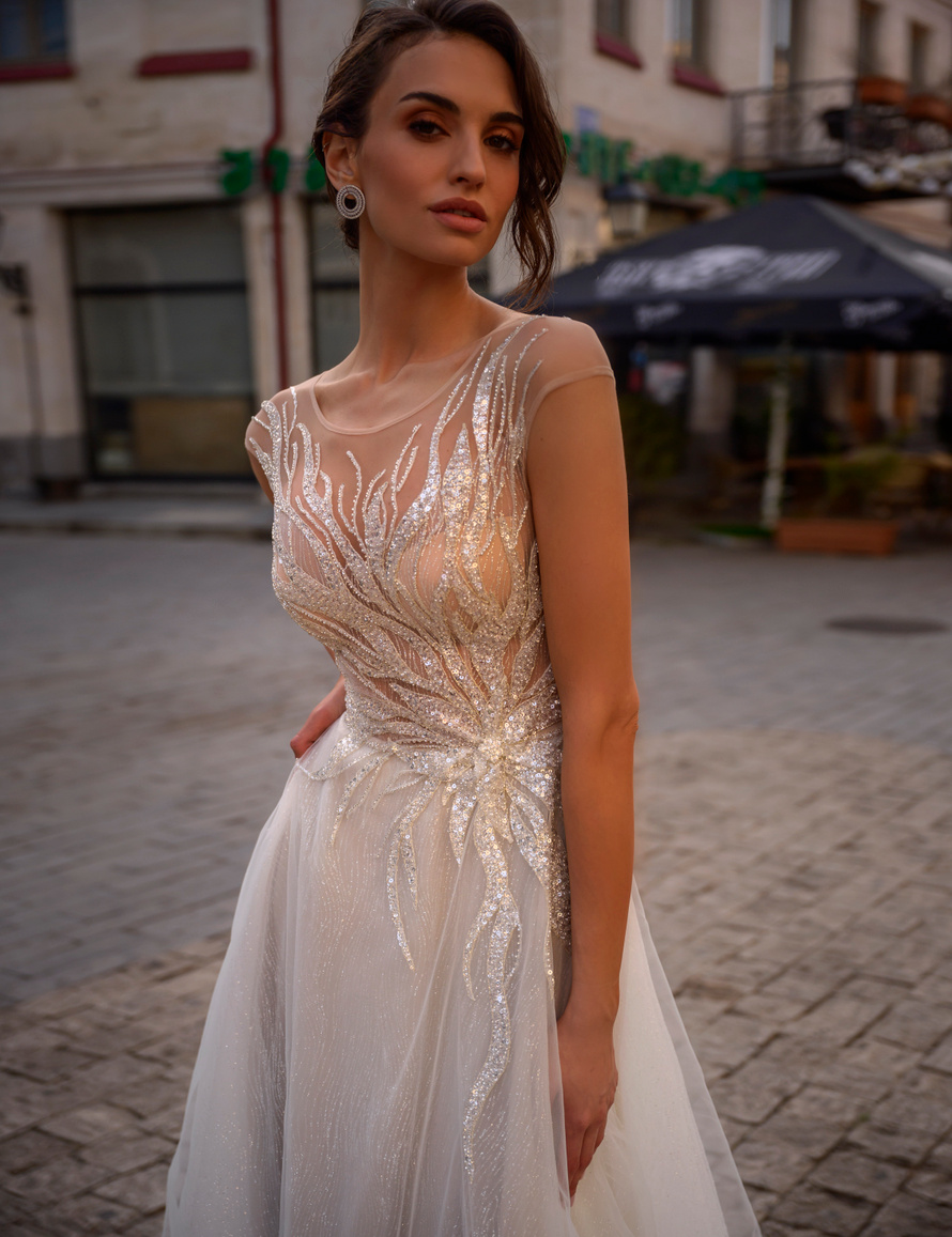 Купить свадебное платье «Артемида» Татьяна Каплун из коллекции Следуй зову сердца 2022 года в салоне «Мэри Трюфель»
