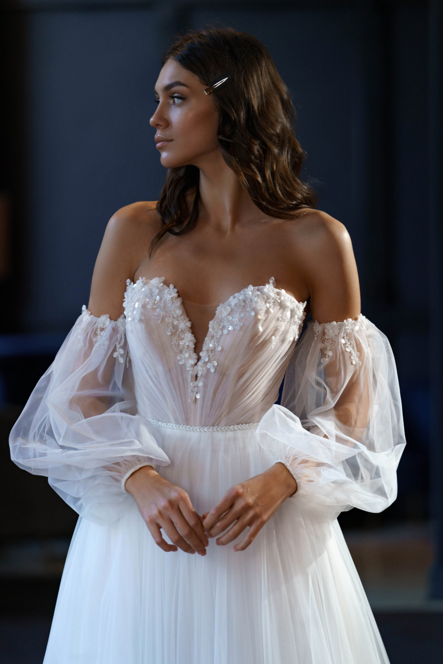 Купить свадебное платье «Кейси» Сониа Солей Эир из коллекции 2023 года в салоне «Мэри Трюфель»