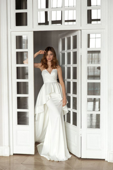 Купить свадебное платье «Эдит» Евы Лендел из коллекции 2021 в Санкт-Петербурге 