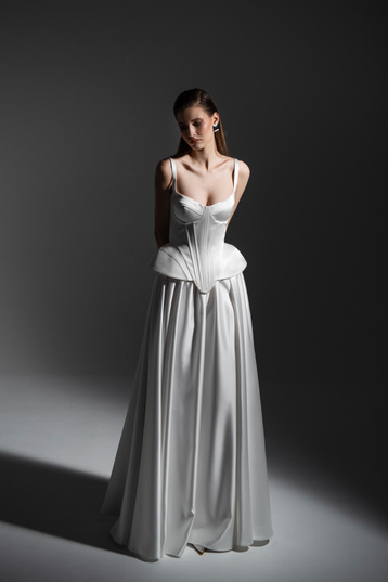 Купить свадебное платье «Сильви» Эйв из коллекции Прекрасная эпоха 2025 года в салоне «Мэри Трюфель»