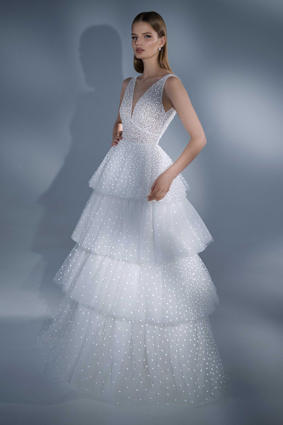 Свадебное платье «Леа» Strekkoza — купить в Краснодаре платье Леа из Nuvole Nella Sabbia Стреккоза 2020