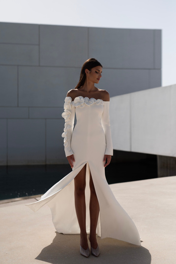 Купить свадебное платье «Рида» Марта из коллекции 2025 года в салоне «Мэри Трюфель»