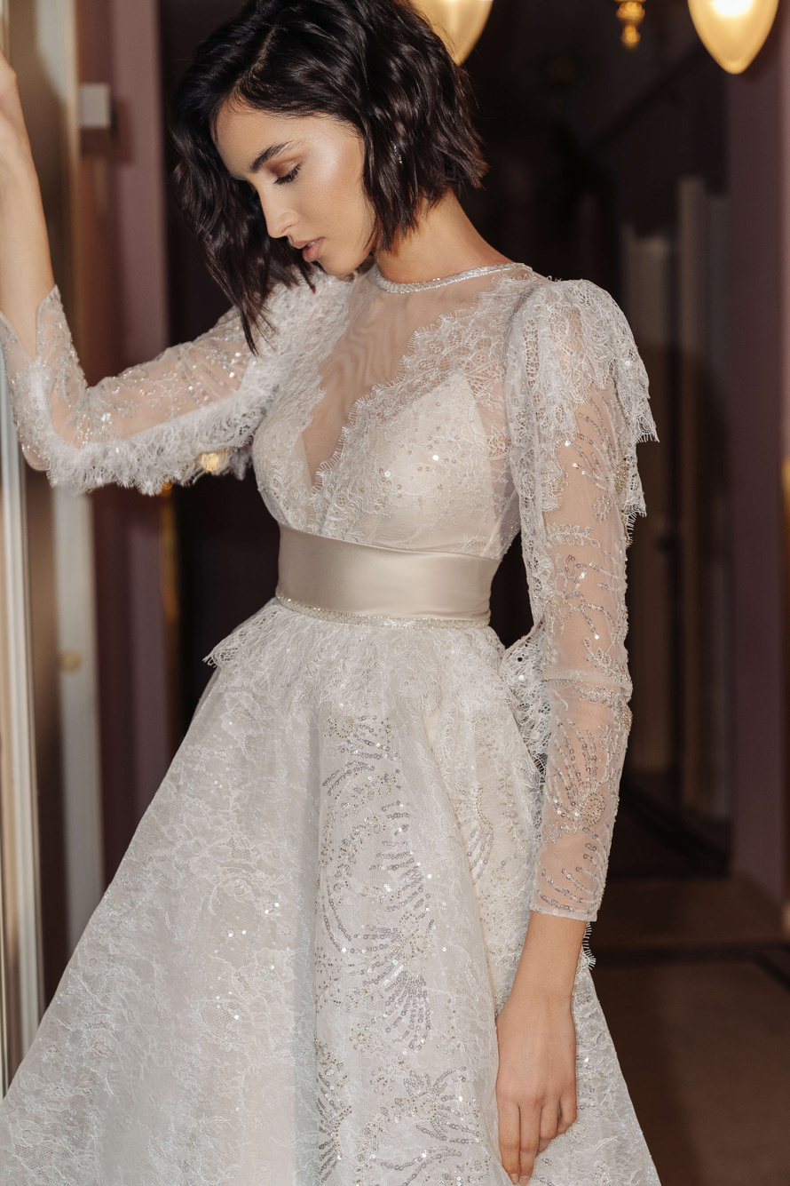 Купить свадебное платье «Токио» Анже Этуаль из коллекции Влюбиться 2022 года в салоне «Мэри Трюфель»