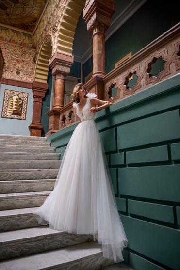 Купить свадебное платье «Аланза» Кукла из коллекции Чувство 2022 года в салоне «Мэри Трюфель»