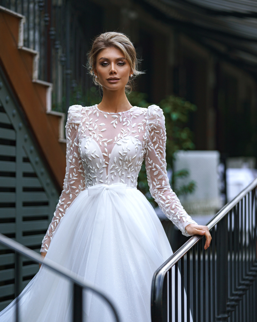 Купить свадебное платье «Рэя» Сонеста из коллекции 2022 года в салоне «Мэри Трюфель»