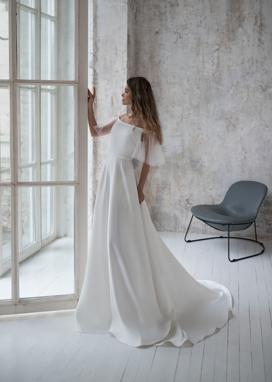 Купить свадебное платье «Беверли» Натальи Романовой из коллекции 2020 в салоне «Мэри Трюфель»
