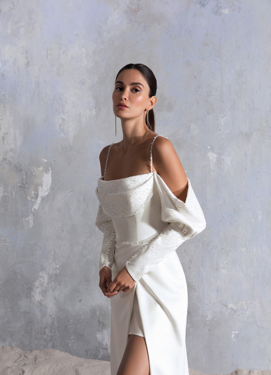 Купить свадебное платье «Адалана» Секрет Споса из коллекции Блеск 2022 года в салоне «Мэри Трюфель»