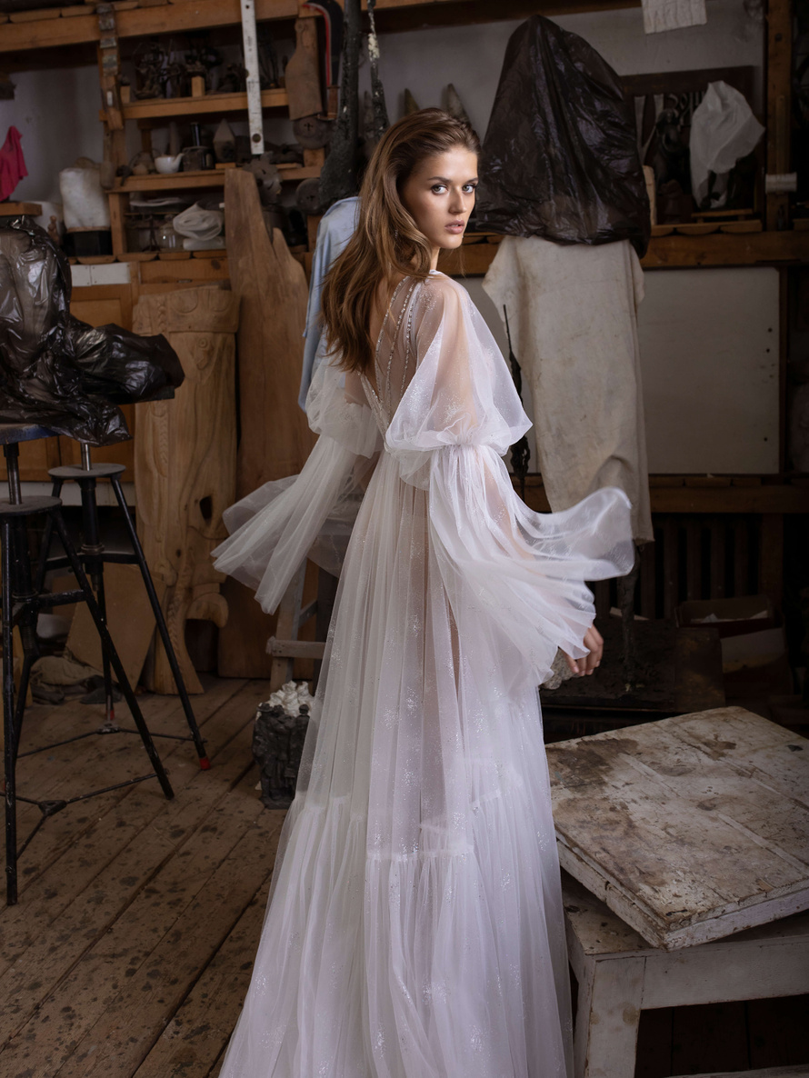 Купить свадебное платье «Бивия+Мола» Рара Авис из коллекции Шайн Брайт 2020 года в интернет-магазине