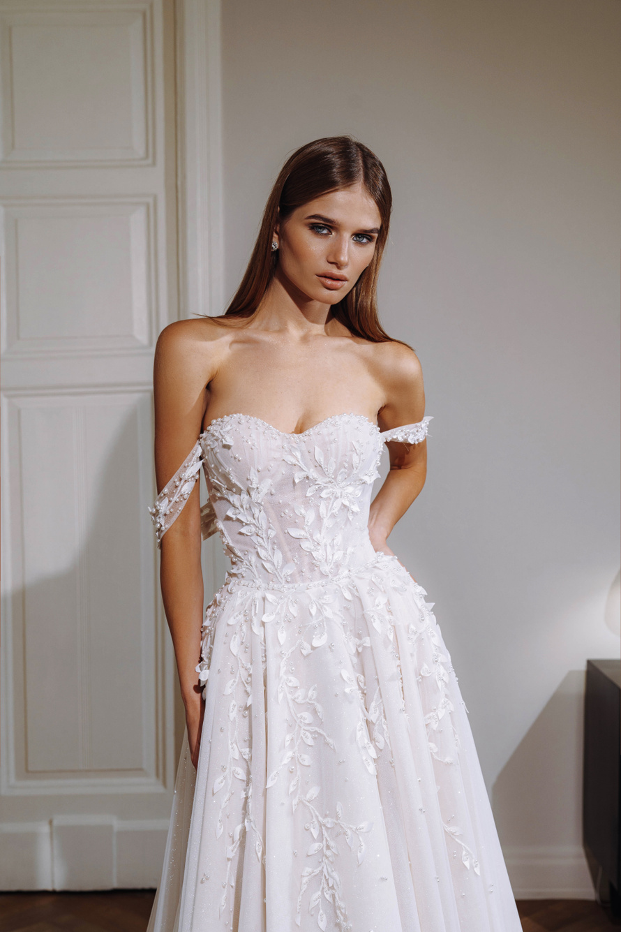 Купить свадебное платье «Кристабель» Патрисия Кутюр из коллекции 2023 года в салоне «Мэри Трюфель»