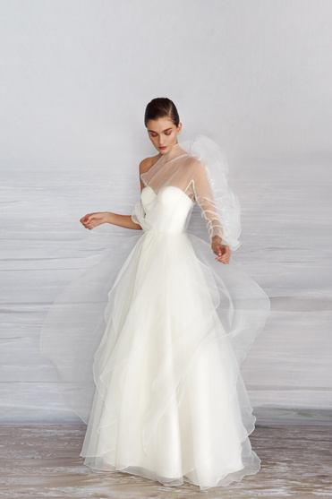 Купить свадебное платье «18061» Лиретта из коллекции 2021 года в салоне «Мэри Трюфель»