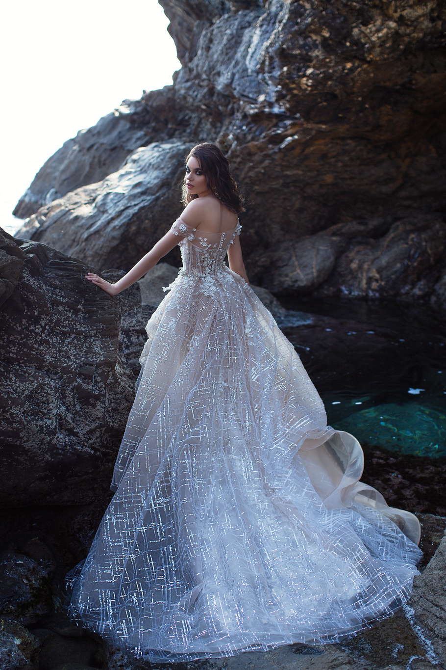 Купить свадебное платье «Рианна» Анже Этуаль из коллекции 2019 года в интернет-магазине