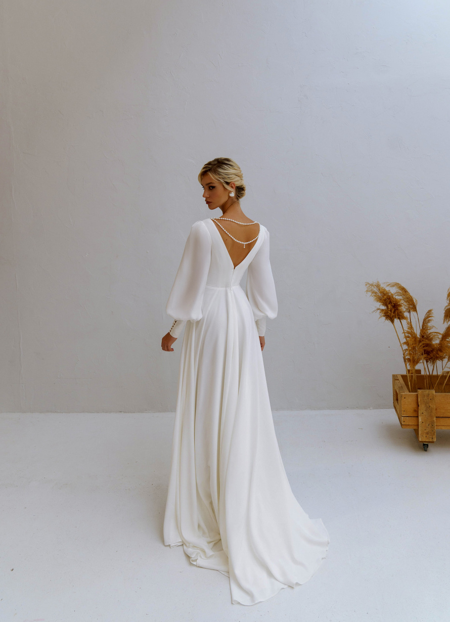 Купить свадебное платье «Эбби» Наталья Романова из коллекции Блаш Бриз 2022 года в салоне «Мэри Трюфель»