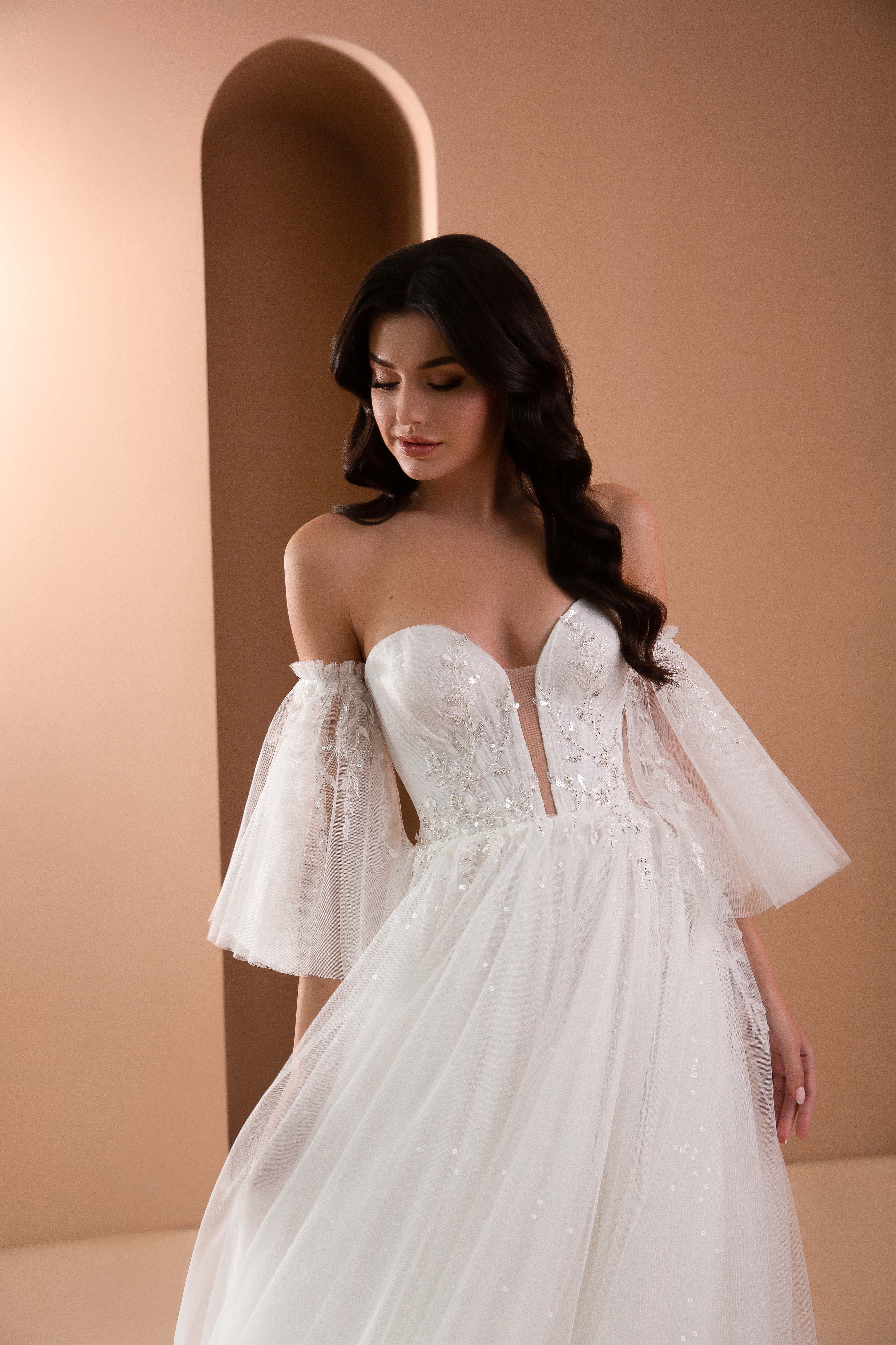 Купить свадебное платье Женивьева Армония из коллекции 2021 года в салоне «Мэри Трюфель»