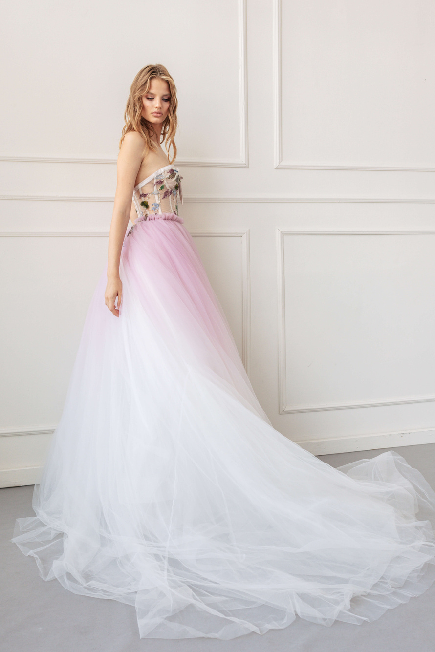 Купить свадебное платье «Дион» Анже Этуаль из коллекции 2020 года в салоне «Мэри Трюфель»