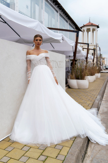 Купить свадебное платье «Коул» Сонеста из коллекции 2022 года в салоне «Мэри Трюфель»