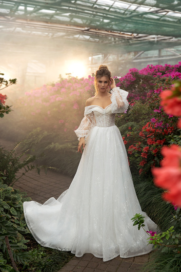 Купить свадебное платье «Вика» Жасмин из коллекции 2022 года в Ярославлье