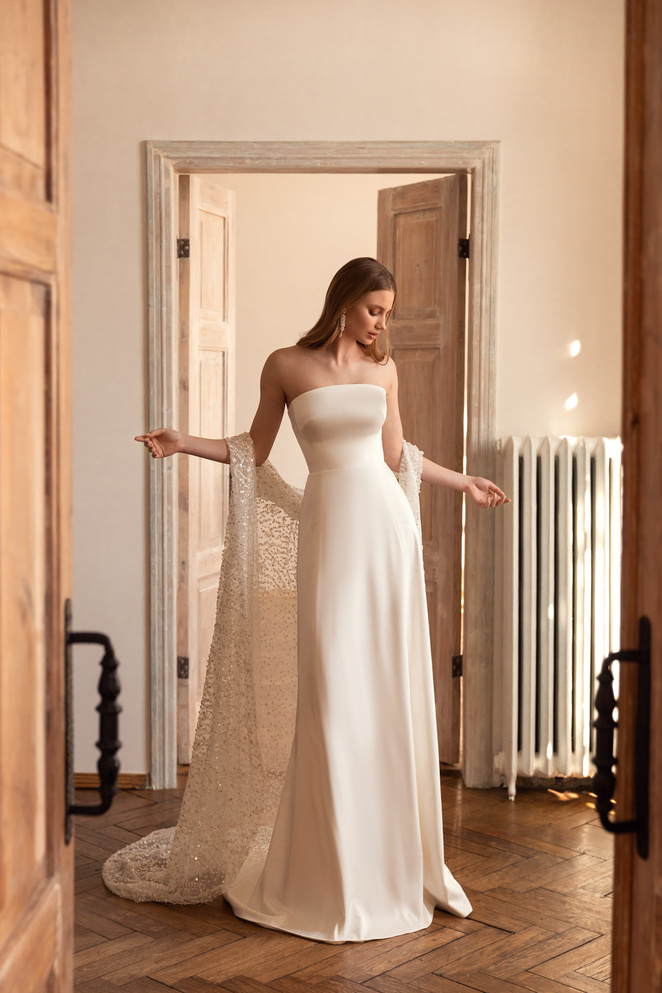 Купить свадебное платье «Флорида» Евы Лендел из коллекции 2022 в «Мэри Трюфель»