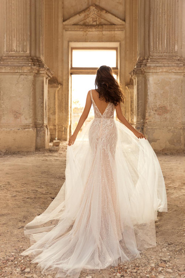 Купить свадебное платье «Ребека» Евы Лендел из коллекции 2022 в Ярославлье 