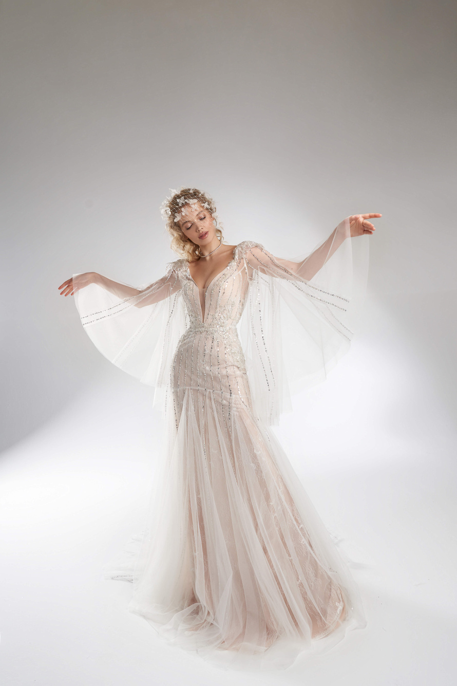 Купить свадебное платье «Саванна» Рара Авис из коллекции Пьюр 2022 года в салоне «Мэри Трюфель»