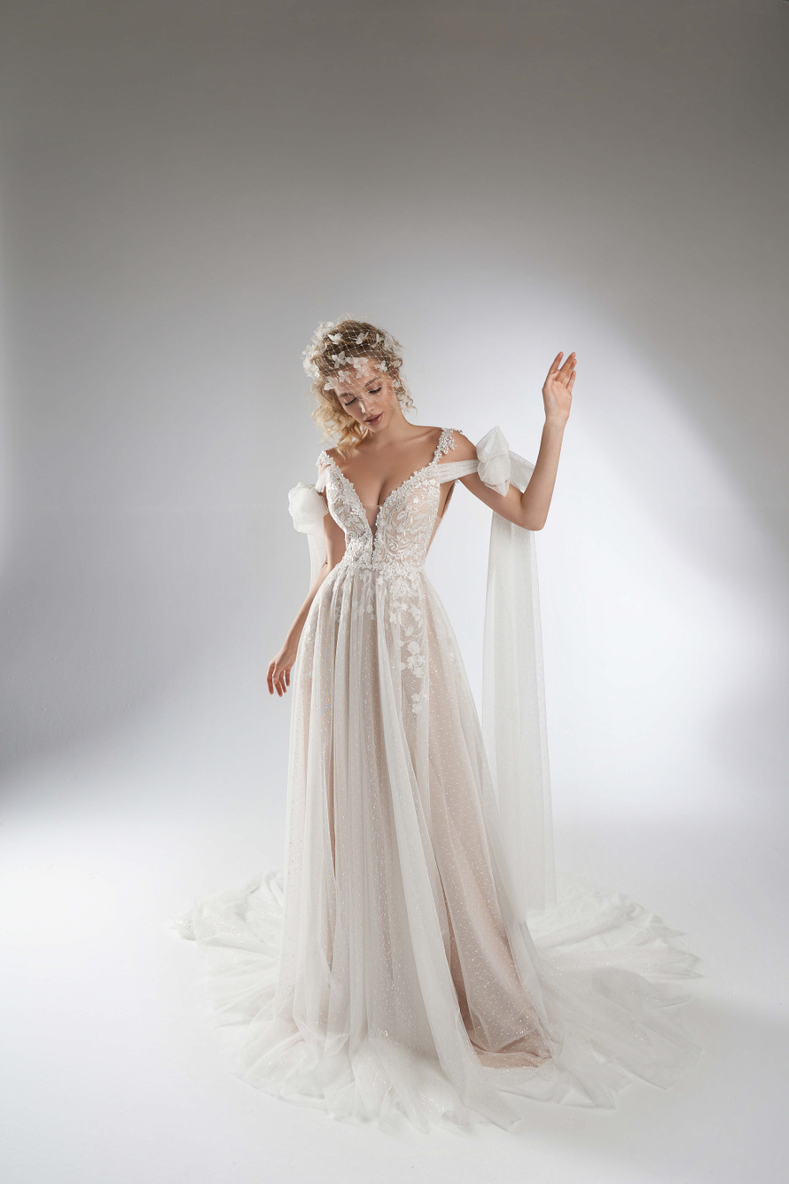 Купить свадебное платье «Гери» Рара Авис из коллекции Пьюр 2022 года в салоне «Мэри Трюфель»