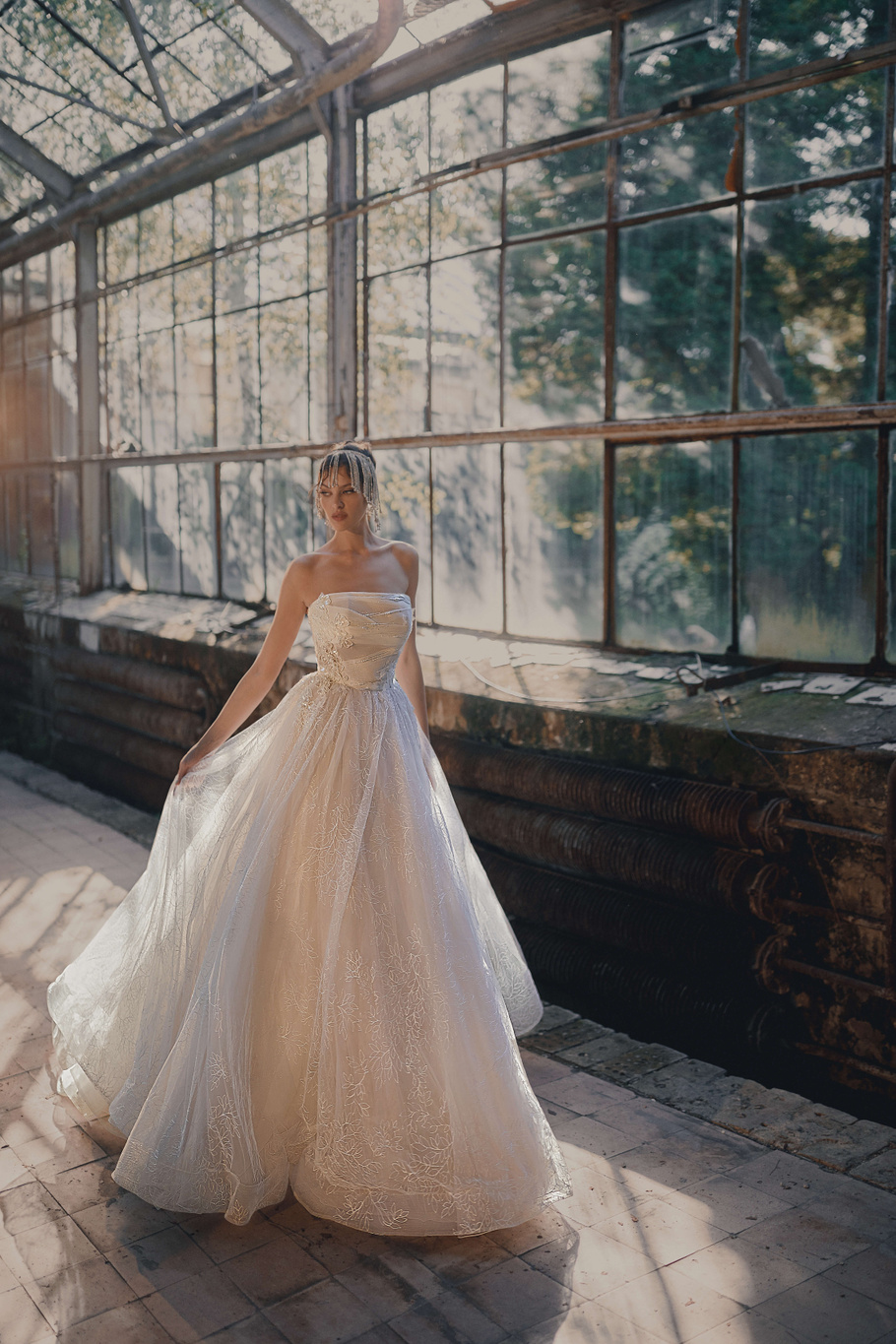 Купить свадебное платье «Лизэт» Анже Этуаль из коллекции Леди Перл 2021 года в салоне «Мэри Трюфель»