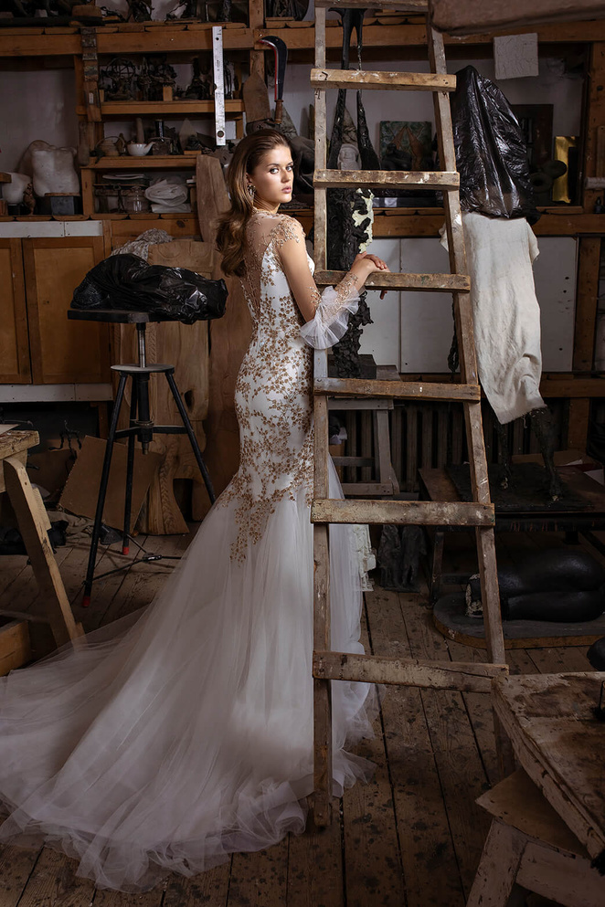 Купить свадебное платье «Плайфери» Рара Авис из коллекции Шайн Брайт 2020 года в интернет-магазине