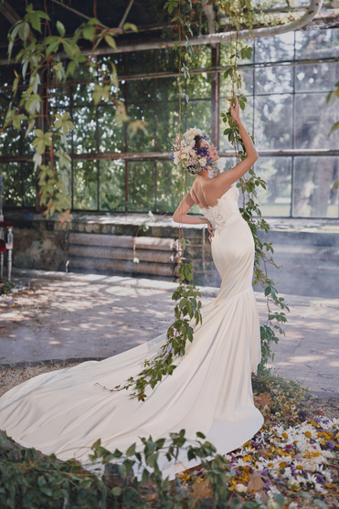 Купить свадебное платье «Ариана» Анже Этуаль из коллекции Леди Перл 2021 года в салоне «Мэри Трюфель»