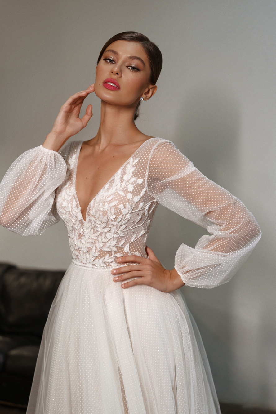 Купить свадебное платье «Флорейн» Патрисия из коллекции 2020 года в Екатеринбурге