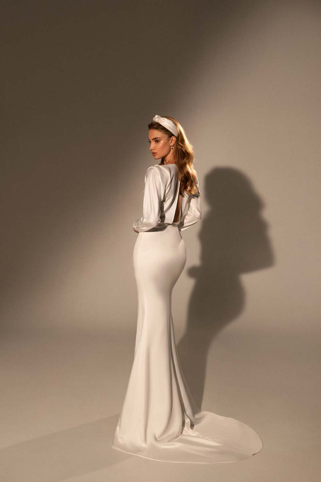 Купить свадебное платье «Кларисс» Вона из коллекции Мьюз 2021 в интернет-магазине «Мэри Трюфель»