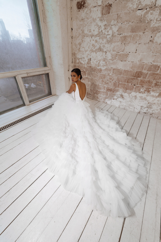 Свадебное платье «Нэнси» Марта — купить в Екатеринбурге платье Нэнси из коллекции 2020 года
