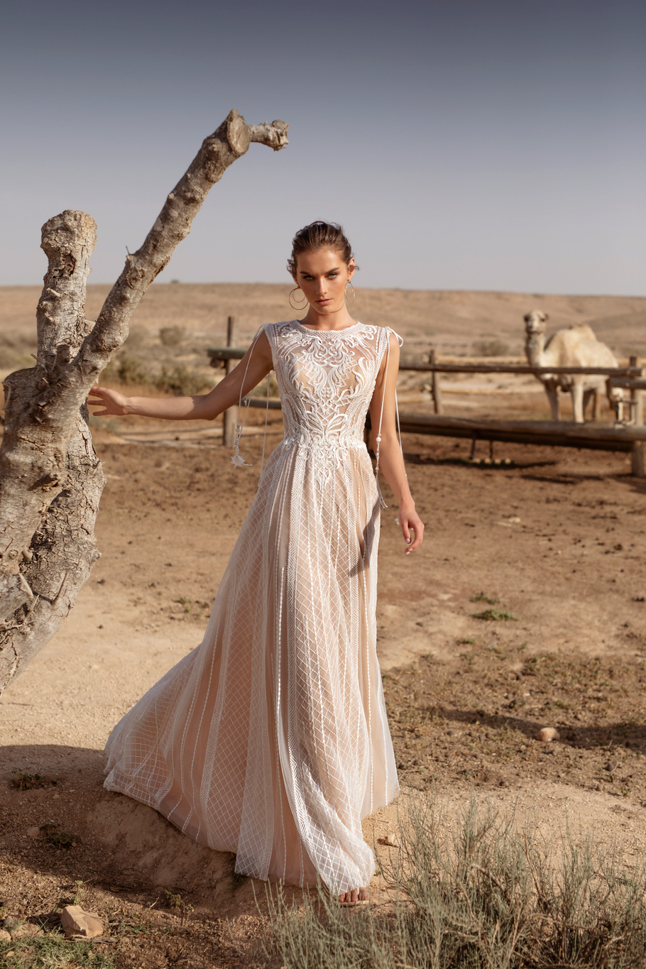 Свадебное платье «Аллегра» Татьяны Каплун — купить в Краснодаре платье Аллегра из коллекции «Страсть пустыни» 2020