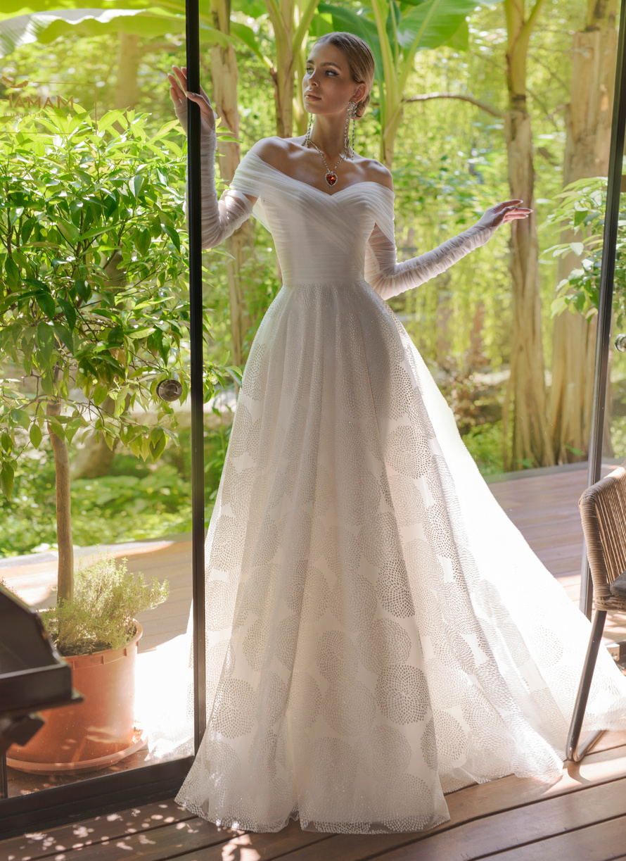 Купить свадебное платье «Фабали» Татьяна Каплун из коллекции Дыхание Времени 2023 года в салоне «Мэри Трюфель»