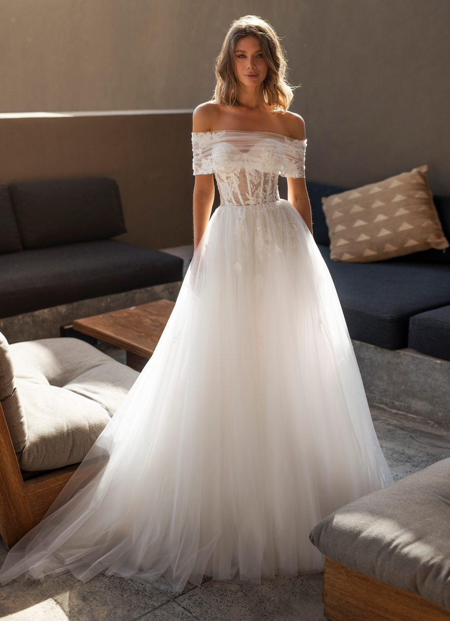 Купить свадебное платье Монти Наталья Романова из коллекции 2024 года в салоне «Мэри Трюфель»