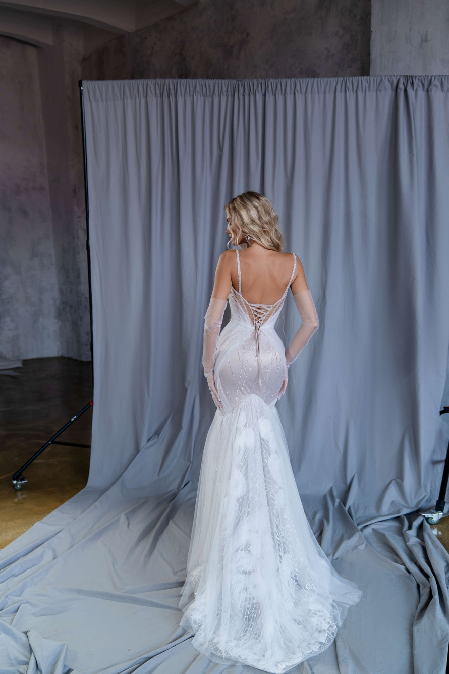 Купить свадебное платье «Лусилла» Анже Этуаль из коллекции Старлайт 2023 года в салоне «Мэри Трюфель»