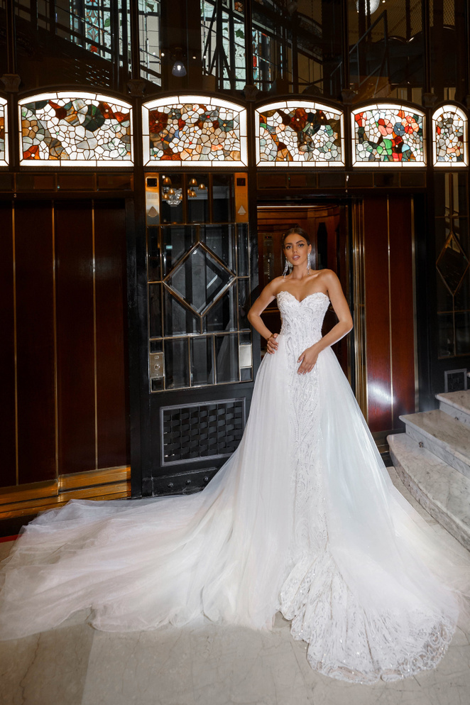 Купить свадебное платье «Берта» Патрисия Кутюр из коллекции 2022 года в салоне «Мэри Трюфель»