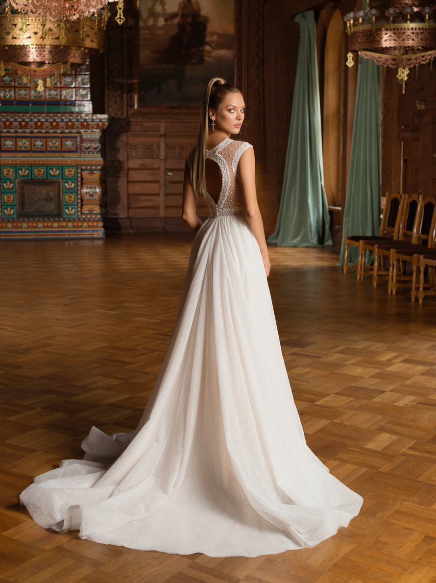Купить свадебное платье «Женева» Мэрри Марк из коллекции Мистерия 2023 года в салоне «Мэри Трюфель»