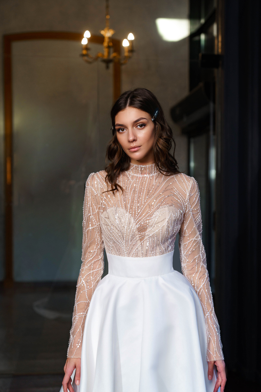 Купить свадебное платье «Дана» Сониа Солей Эир из коллекции 2023 года в салоне «Мэри Трюфель»