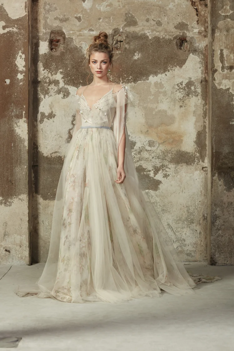 Купить свадебное платье «Делвин» Рара Авис из коллекции Флорал Парадайз 2018 года в интернет-магазине Делвин