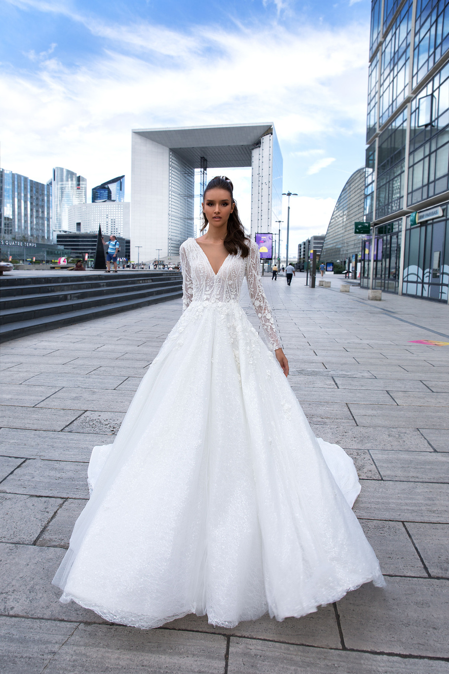 Купить свадебное платье «Ривьера» Кристал Дизайн из коллекции Париж 2019 в Ярославле