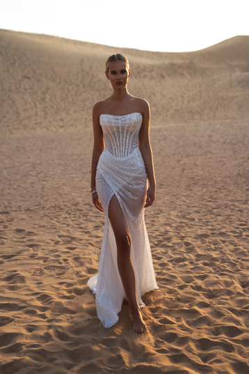 Buy Isabo Natalia Romanova's wedding dress from the Dune 2025 collection at the Mary Trufel boutique