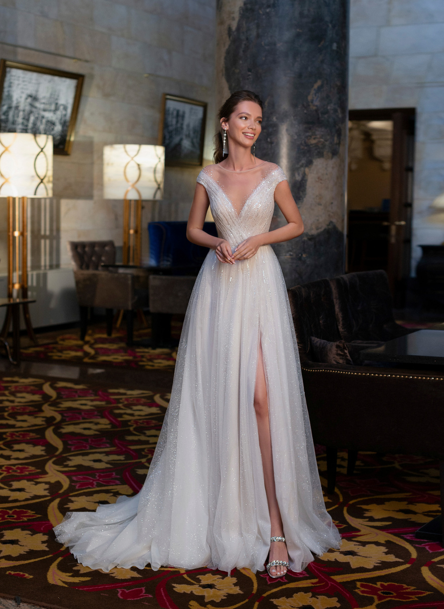 Купить свадебное платье «Мерседес» Мэрри Марк из коллекции Бриллиант 2022 года в салоне «Мэри Трюфель»