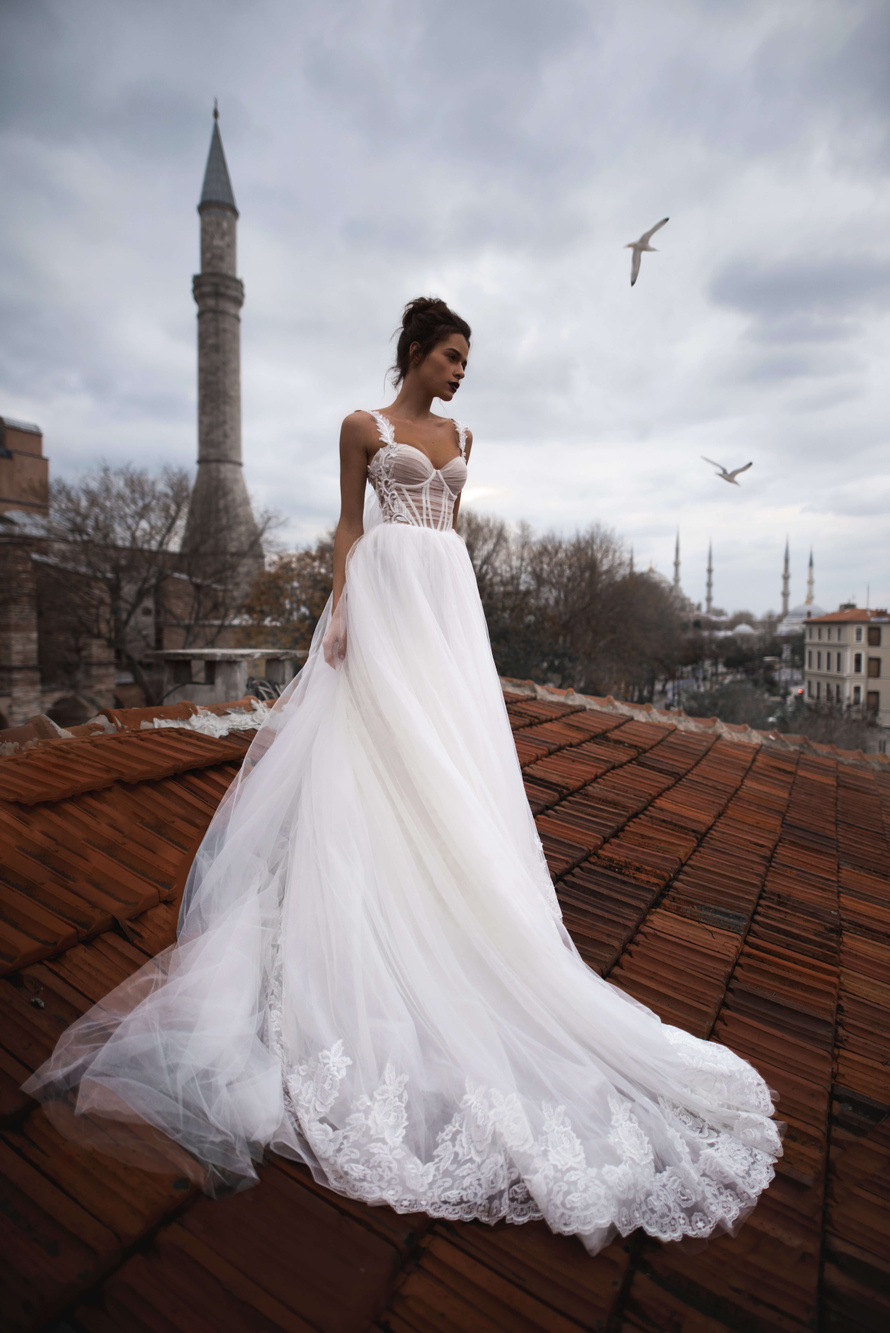 Купить свадебное платье «Дастин» Бламмо Биамо из коллекции 2018 года в Екатеринбурге